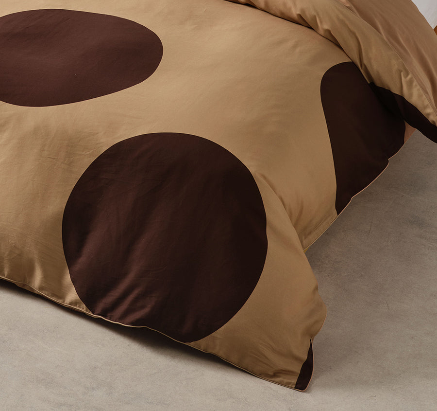 Pluto Quilt Cover Set Range Clay