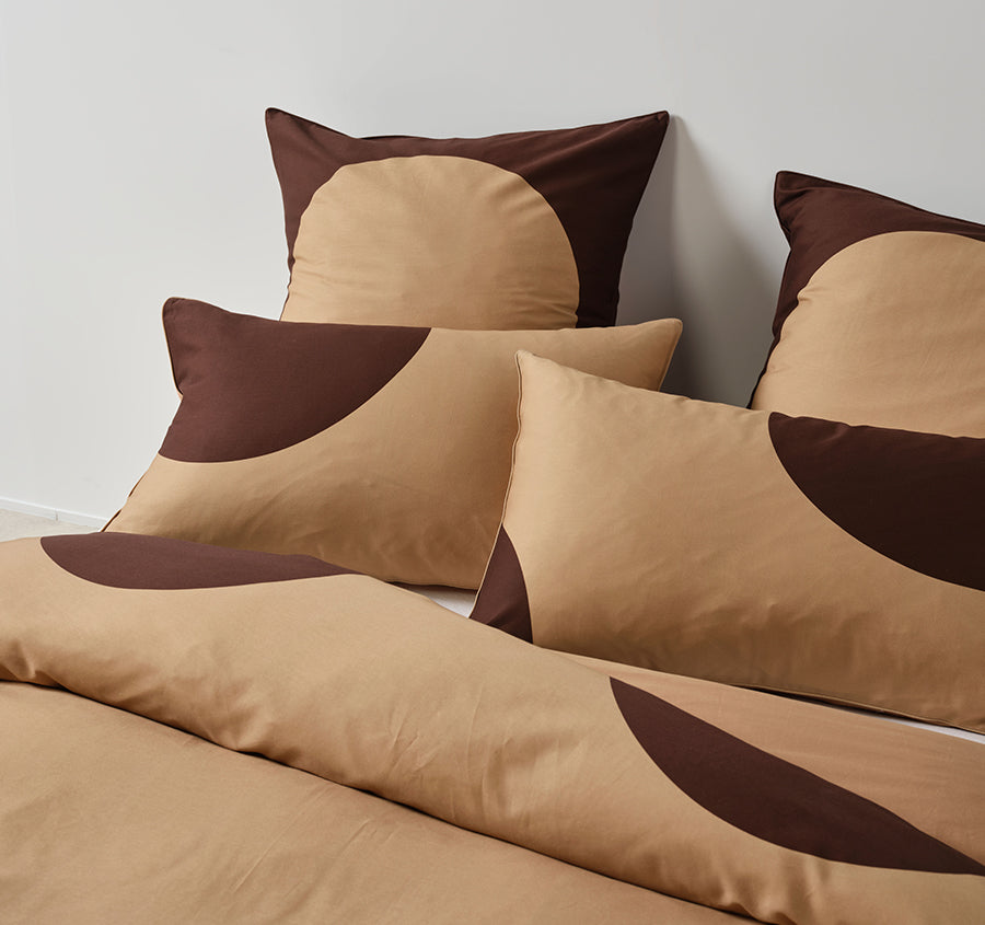 Pluto Quilt Cover Set Range Clay