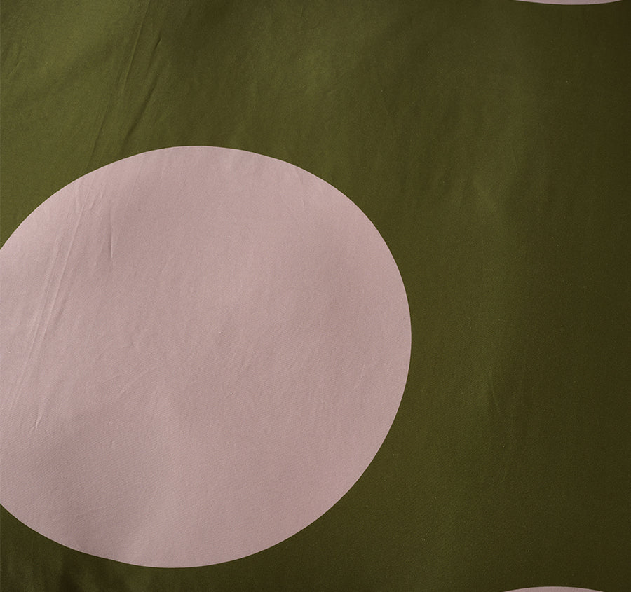 Pluto Quilt Cover Set Range Olive