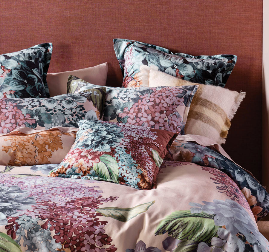 Polly Quilt Cover Set Range Rose