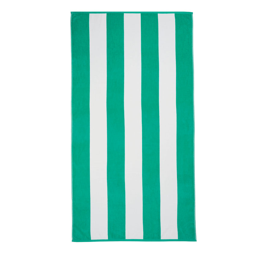 Portofino 86x160cm Beach Towel Green
