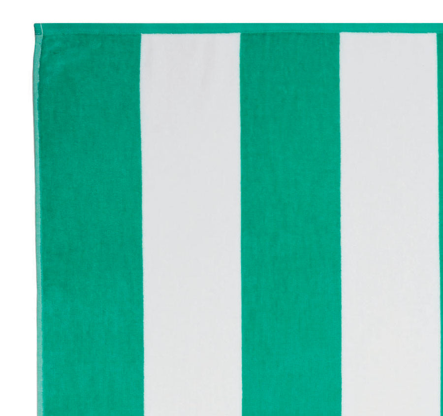 Portofino 86x160cm Beach Towel Green