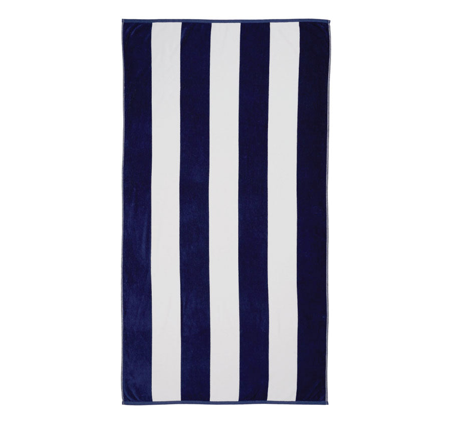 Portofino 86x160cm Beach Towel Navy