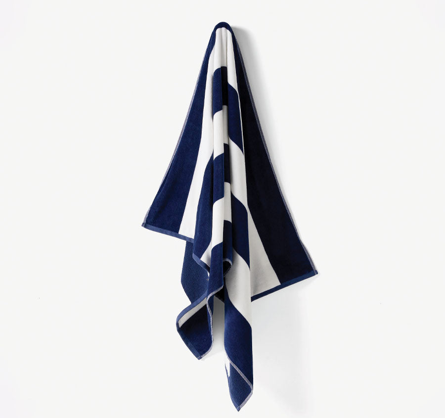 Portofino 86x160cm Beach Towel Navy