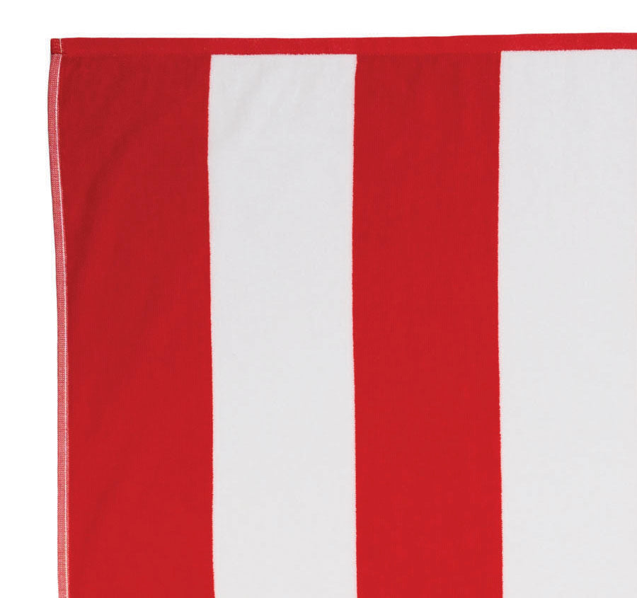 Portofino 86x160cm Beach Towel Red