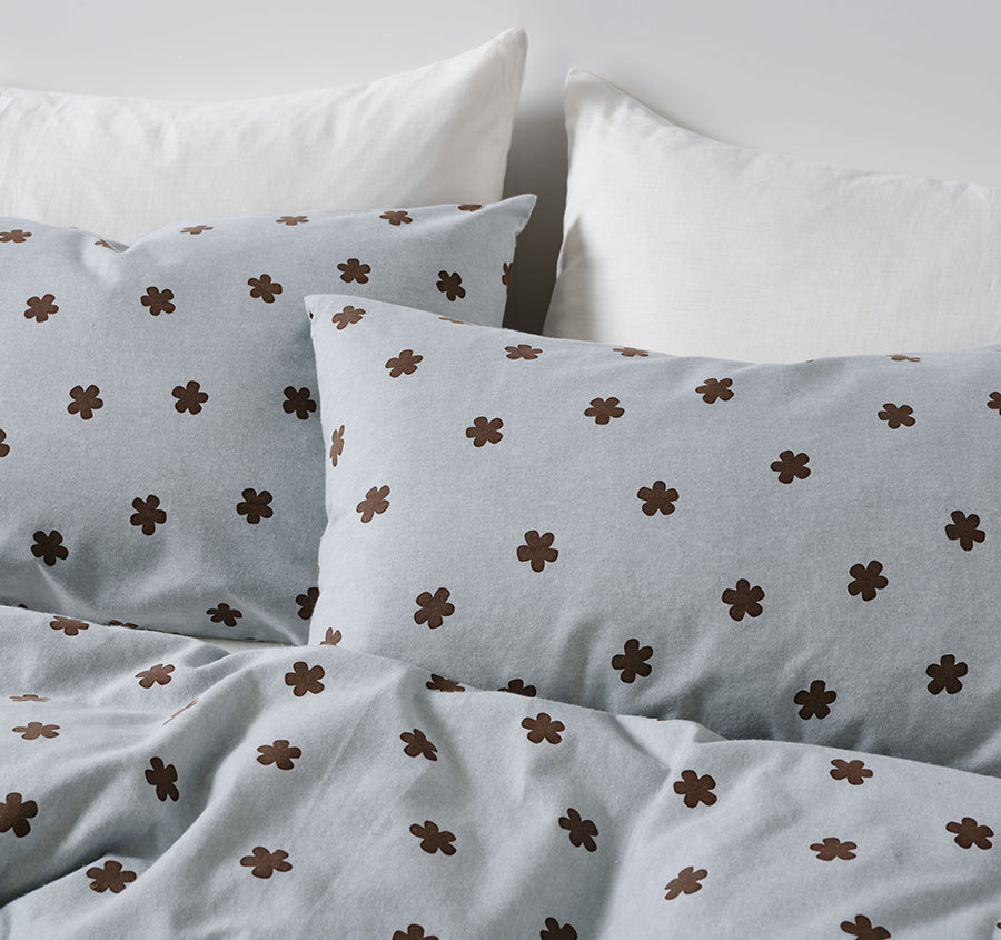 Posie Flannelette Quilt Cover Set Range