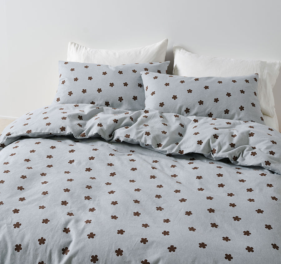 Posie Flannelette Quilt Cover Set Range