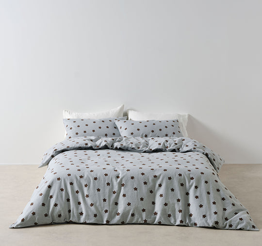 Posie Flannelette Quilt Cover Set Range