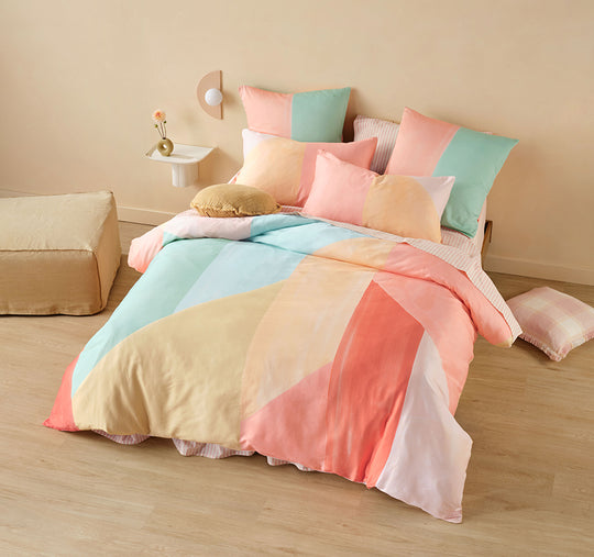 Quinne Quilt Cover Set Range Multi