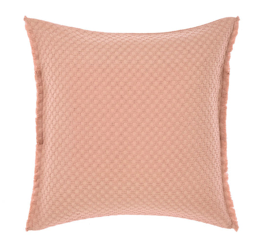 Raquelle European Pillowcase Pink Clay