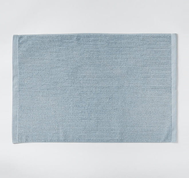 Reed 900GSM Cotton Bath Mat Blue