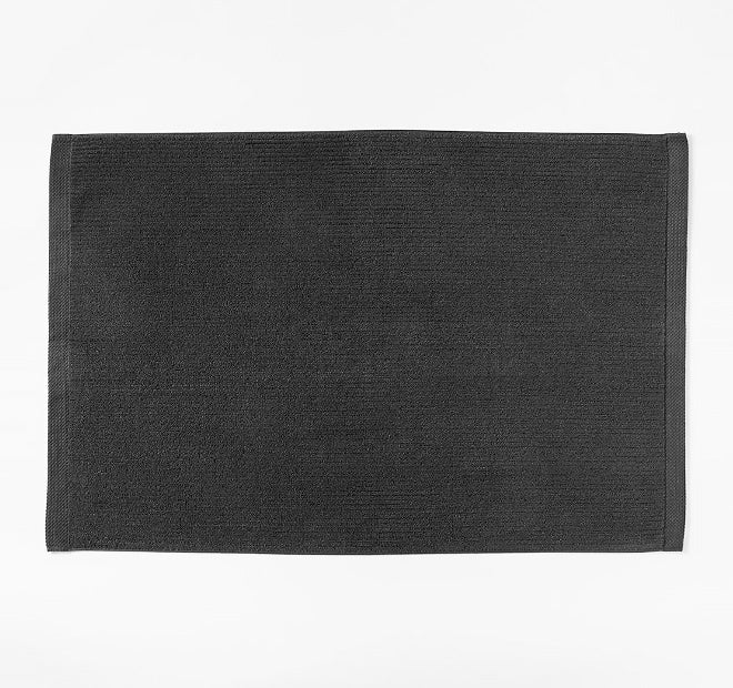 Reed 900GSM Cotton Bath Mat Charcoal