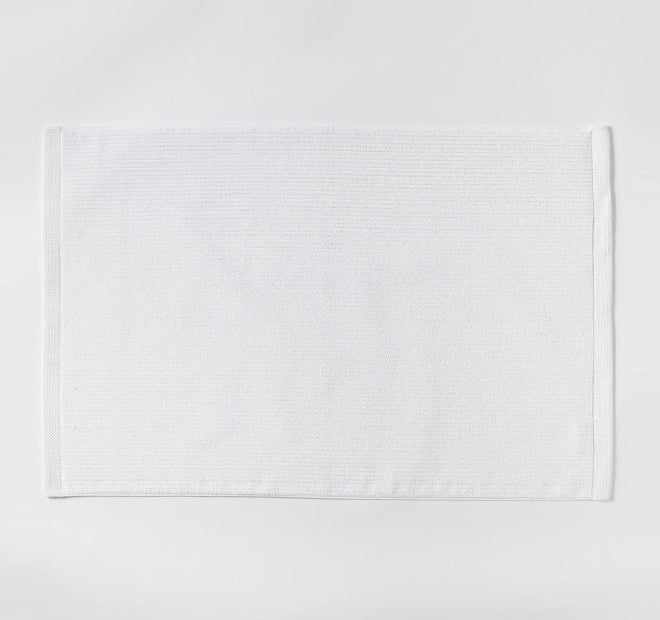 Reed 900GSM Cotton Bath Mat White