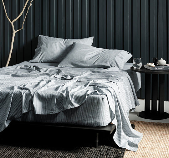 ReJeaneration Adrie Sheet Set Range Charcoal