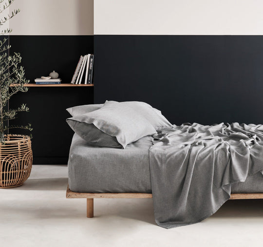 ReJeaneration Rialta Sheet Set Range Charcoal