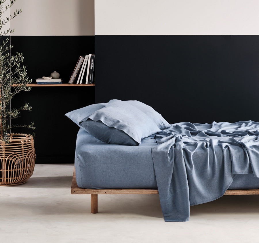 ReJeaneration Rialta Sheet Set Range Denim