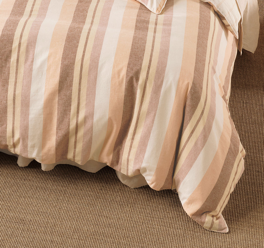 Reverie Quilt Cover Set Range Peach