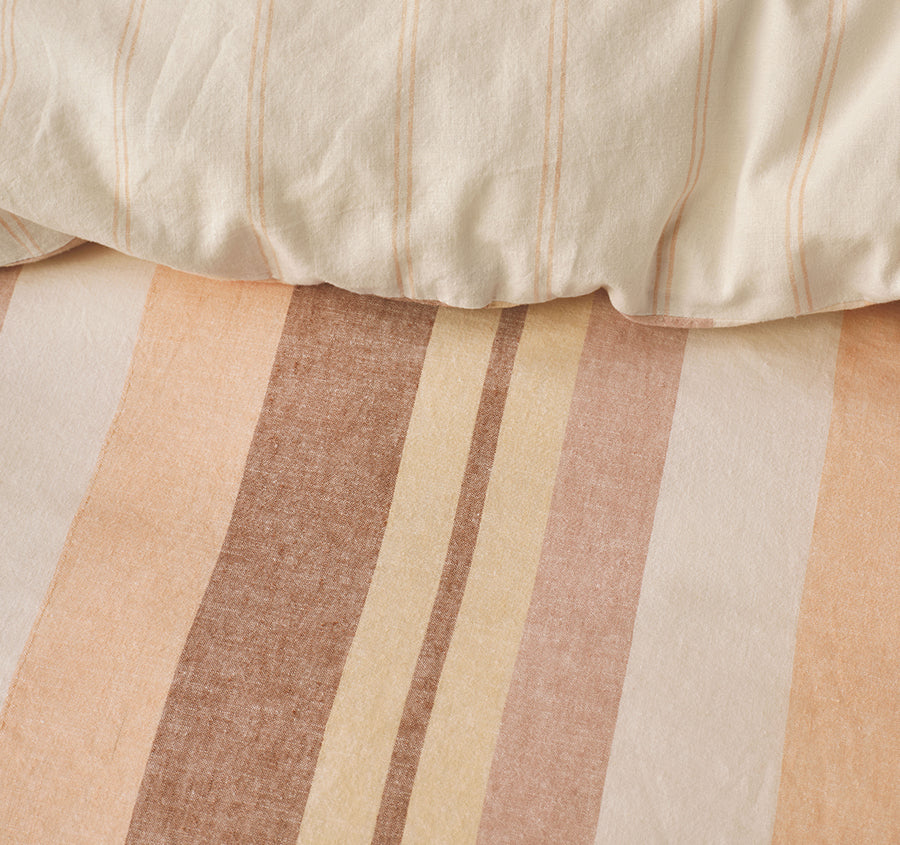 Reverie Quilt Cover Set Range Peach