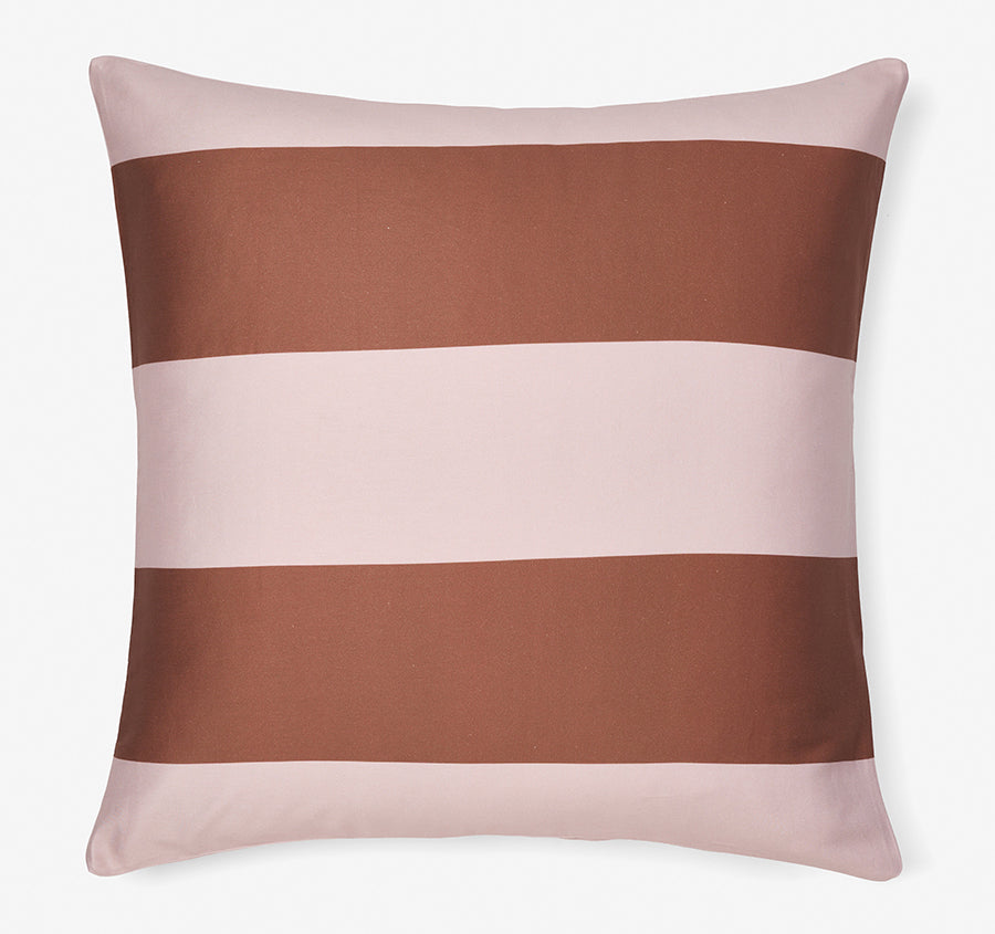 Rugby Stripe European Pillowcase Orchid