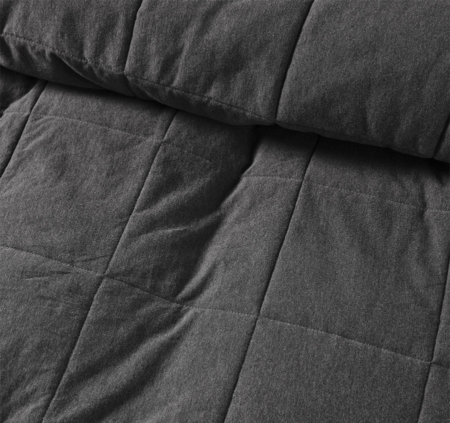 Ryland Quilt Cover Set Range Charcoal