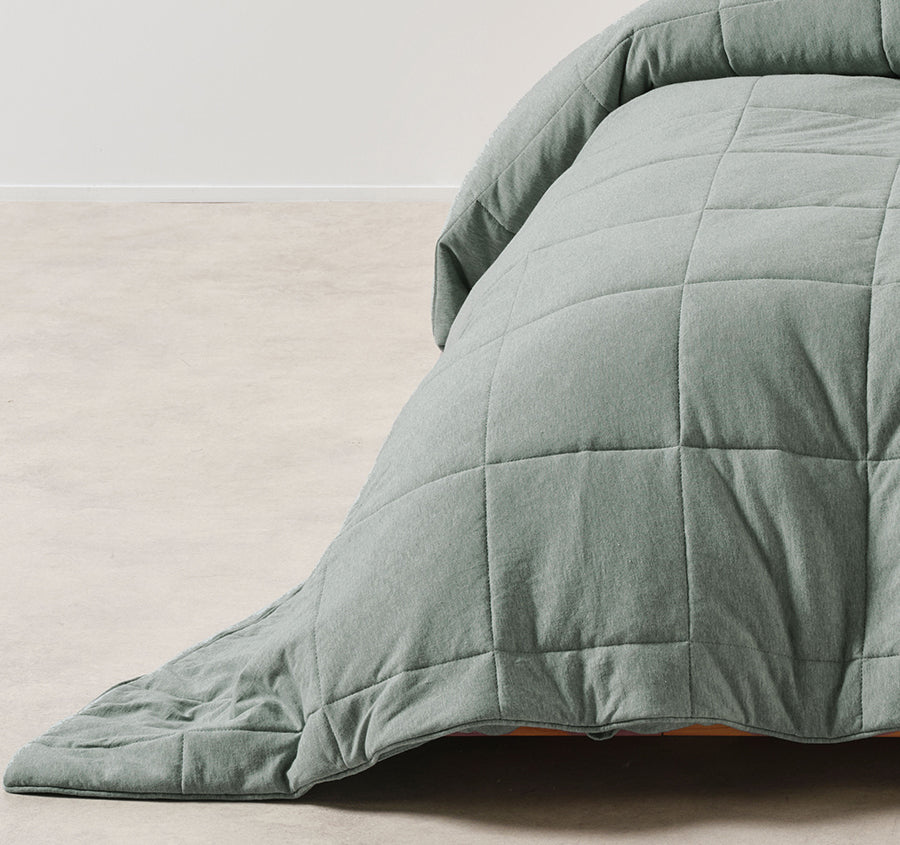 Ryland Quilt Cover Set Range Eucalyptus