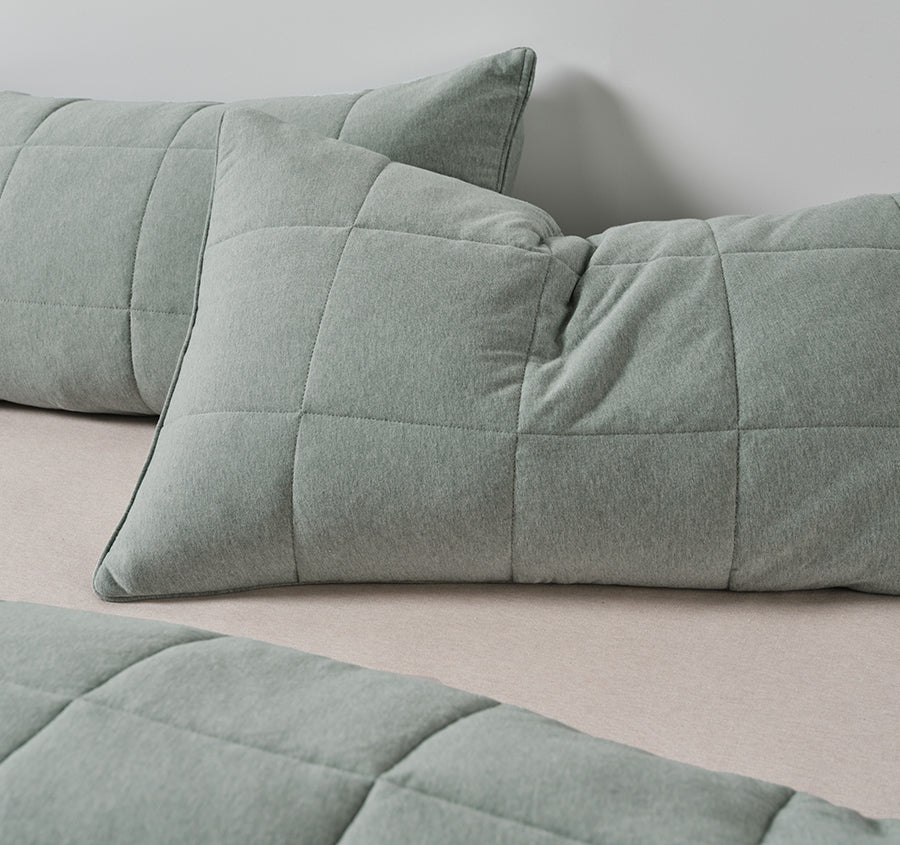 Ryland Quilt Cover Set Range Eucalyptus
