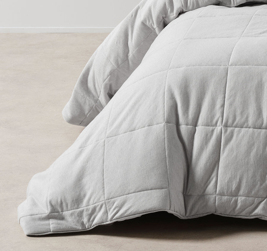 Ryland Quilt Cover Set Range Grey