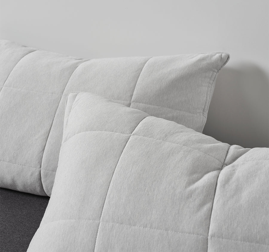 Ryland Quilt Cover Set Range Grey