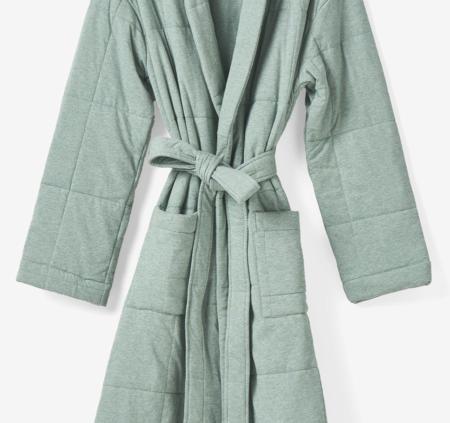 Ryland Jersey Bathrobe Eucalyptus