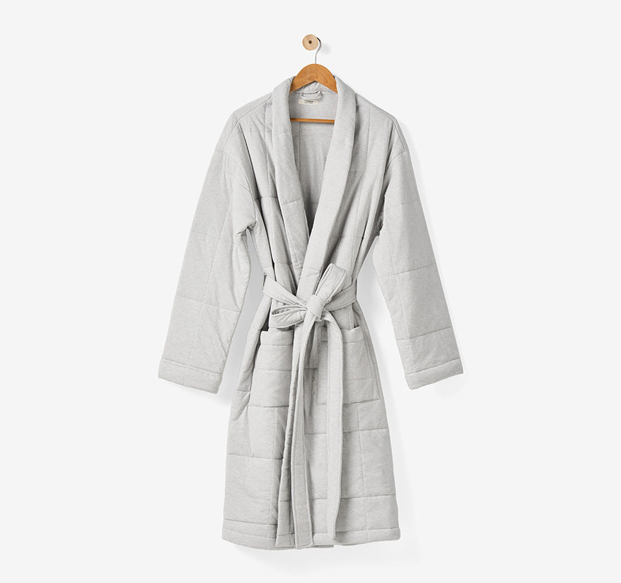 Ryland Jersey Bathrobe Grey