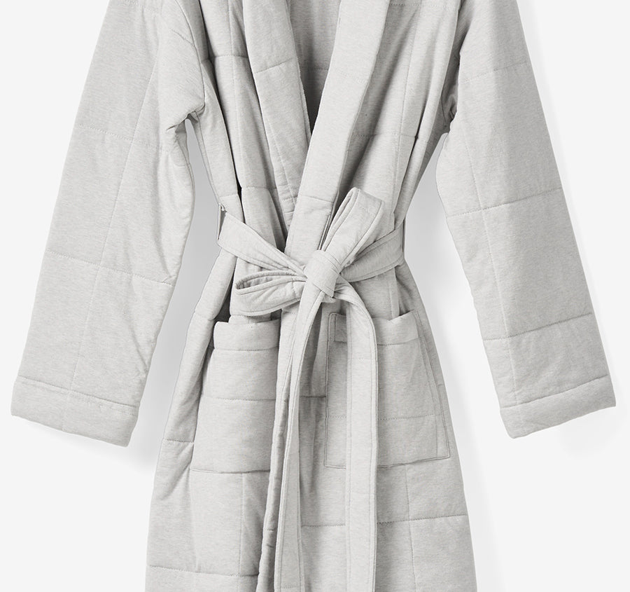 Ryland Jersey Bathrobe Grey