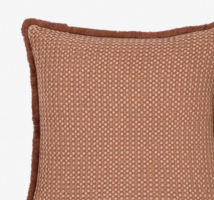 Saltwater 45x45cm Filled Cushion Coffee