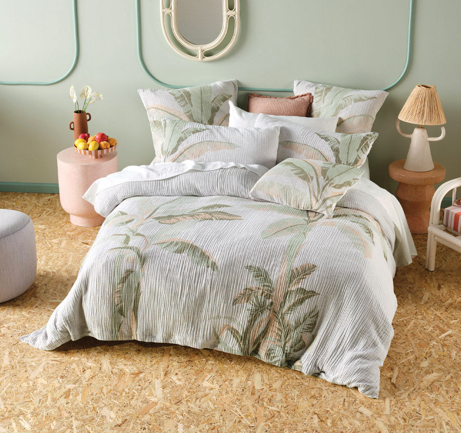 Selena Quilt Cover Set Range Cloud