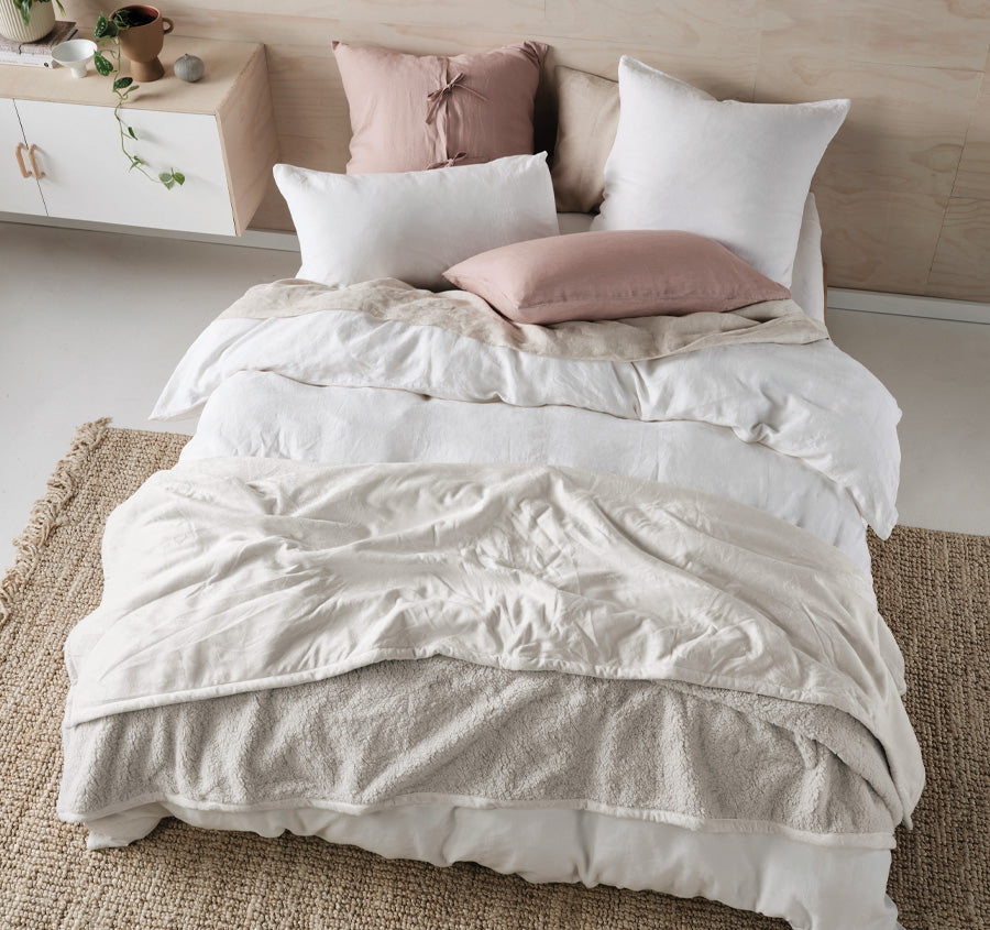 Sena Blanket Range Ivory