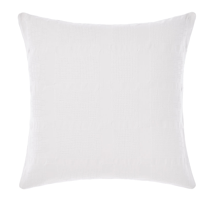 Seren European Pillowcase White