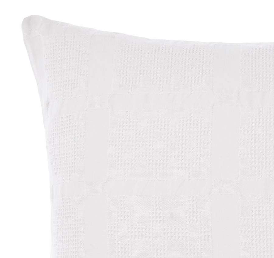 Seren European Pillowcase White