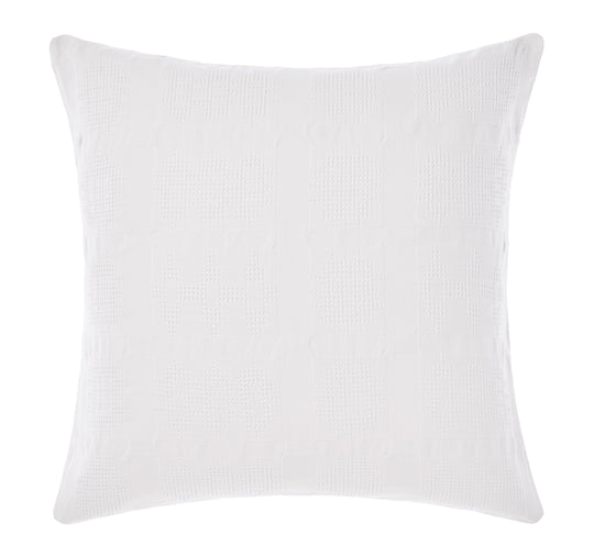 Seren European Pillowcase White