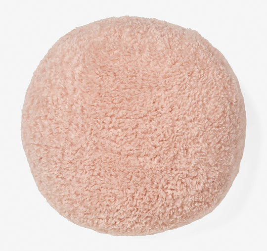 Shetland 43cm Round Filled Cushion Blush
