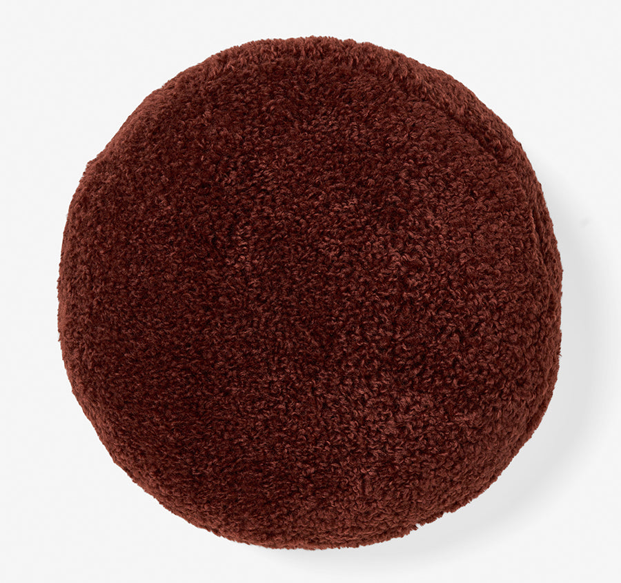 Shetland 43cm Round Filled Cushion Chestnut