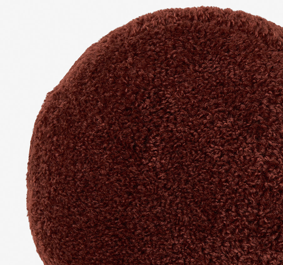 Shetland 43cm Round Filled Cushion Chestnut