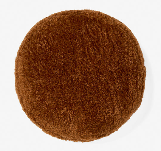 Shetland 43cm Round Filled Cushion Cinnamon