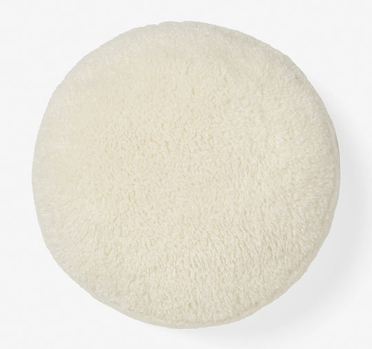 Shetland 43cm Round Filled Cushion Cream