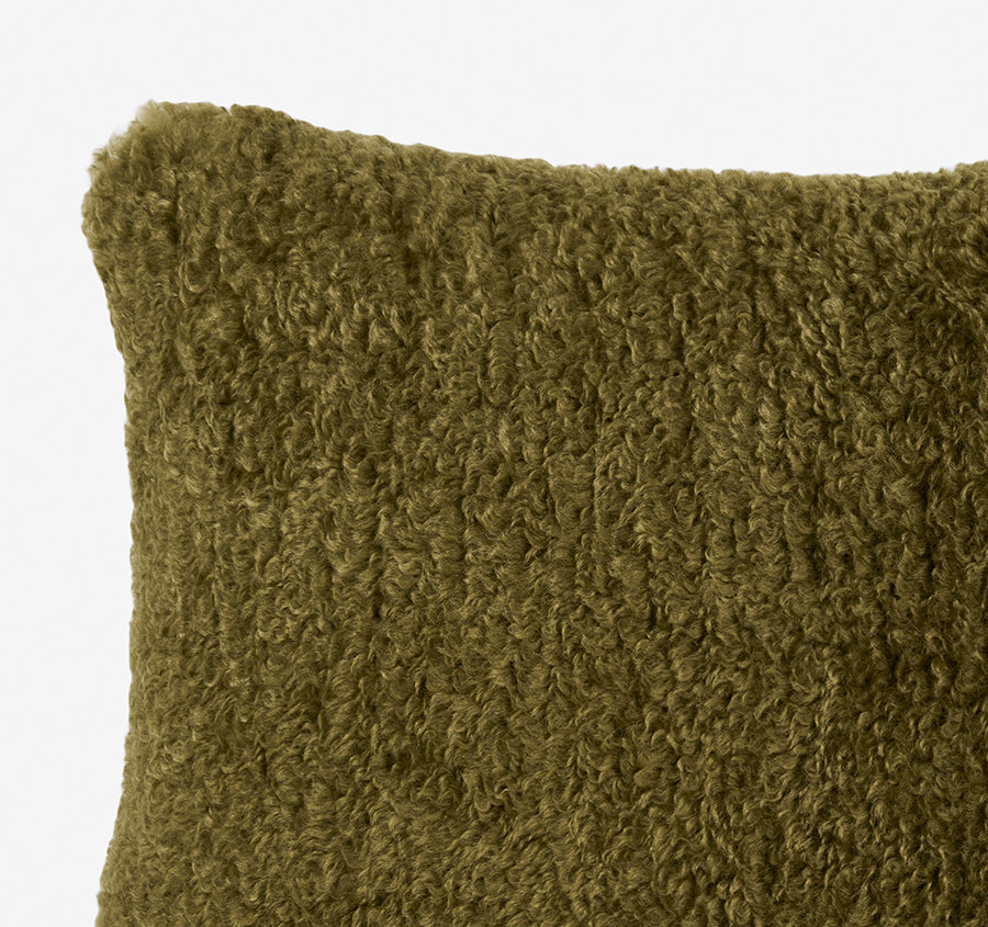 Shetland 40x60cm Filled Cushion Olive