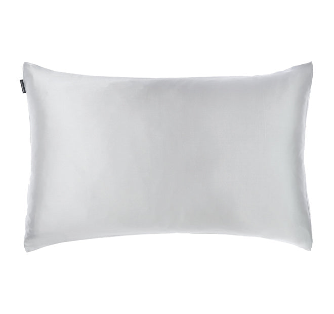 Silk Standard Pillowcase Silver