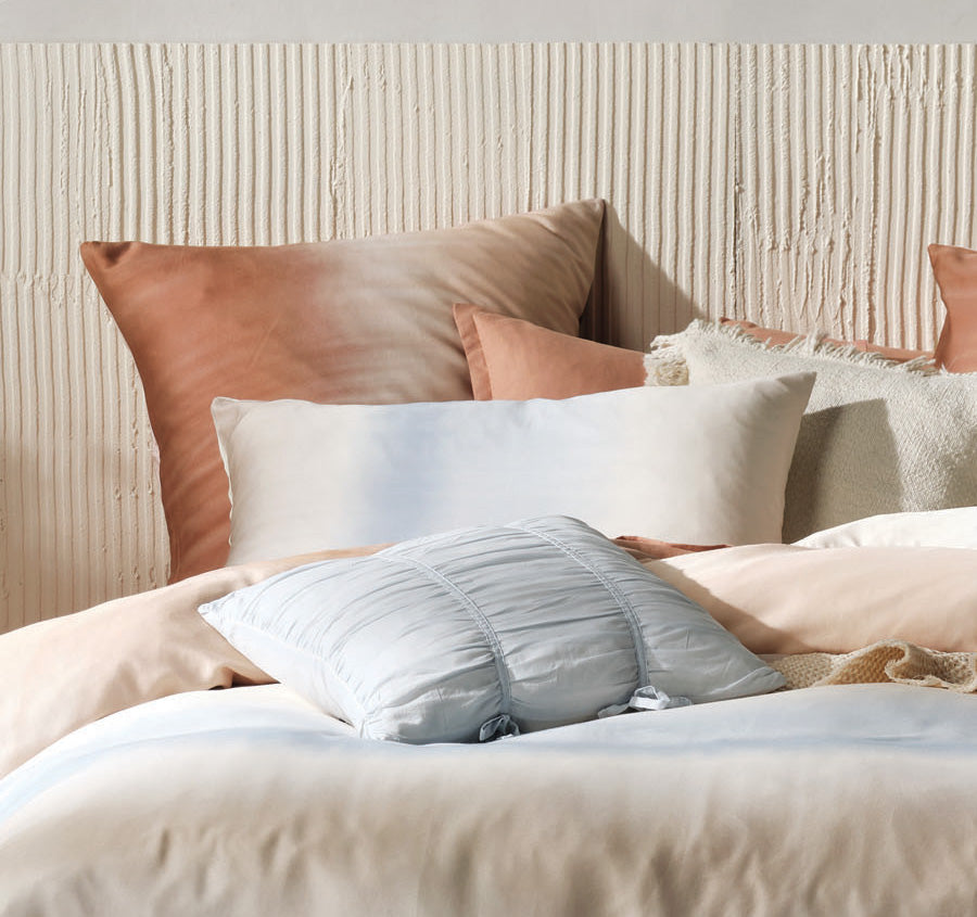 Skyline Quilt Cover Set Range Tan