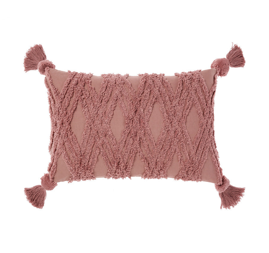 Solange 40x60cm Filled Cushion Ash Rose