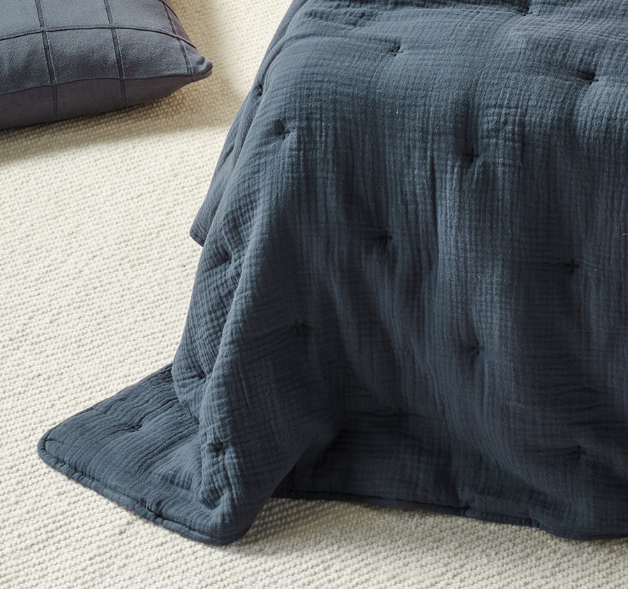Somerset Coverlet Navy