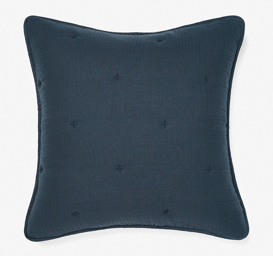 Somerset European Pillowcase Navy