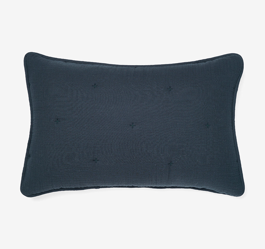 Somerset Standard Pillow Sham Pair Navy