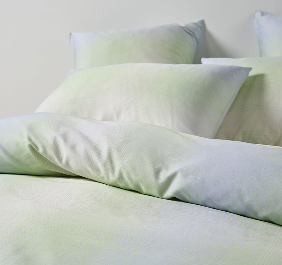 Sunrise Check Quilt Cover Set Range Clearwater
